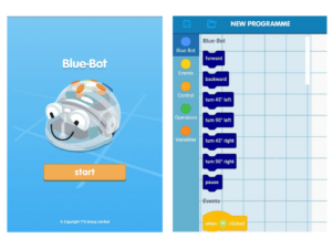 Scratch with Blue Bot