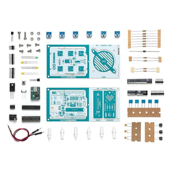 los accesorios del kit crea tu UNO de Arduino